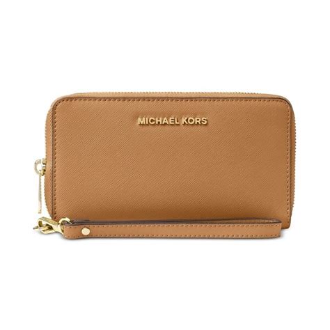 michael kors travel wallet acorn|Michael Kors multifunction wallet.